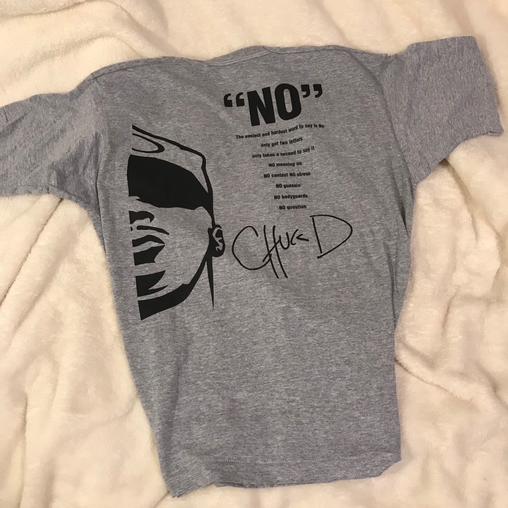 👊🏿CHUCK D👊🏿 ORIGINAL VINTAGE PROMO T-SHIRT  XL